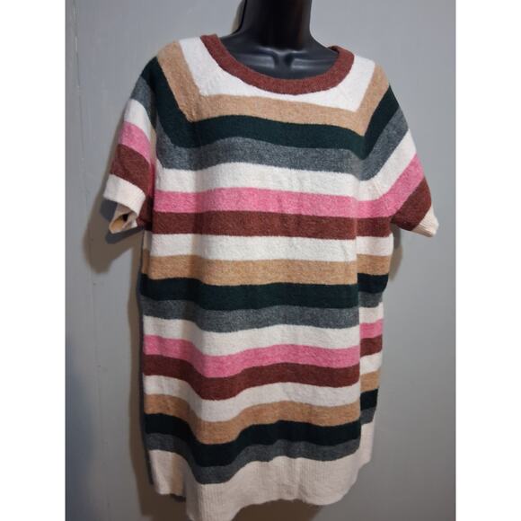 torrid Shirt 2X Cozy Striped Sweater Top Casual Warm Multi-Colored - Picture 2 of 11